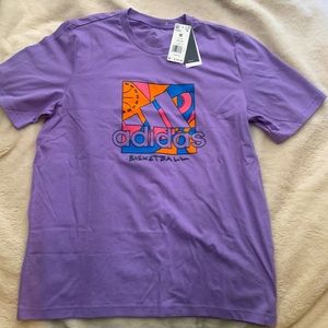 NWT mens Adidas Badge of Sport Tee